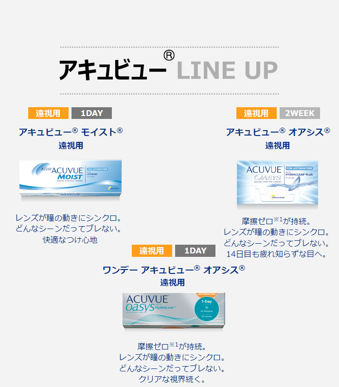 【ワンデー/遠視用】  アキュビュー オアシス シリコン 透明 (1箱30枚)5