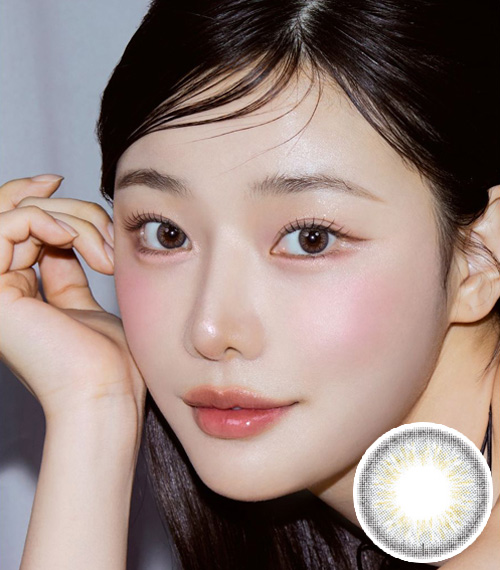 【ワンデー/乱視用】 クラレン ヘイロー グレー (1箱30枚)2