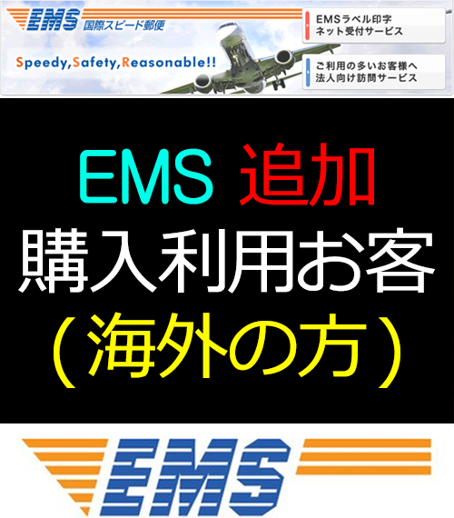 EMS 追加料金 (海外の方+1480円)1